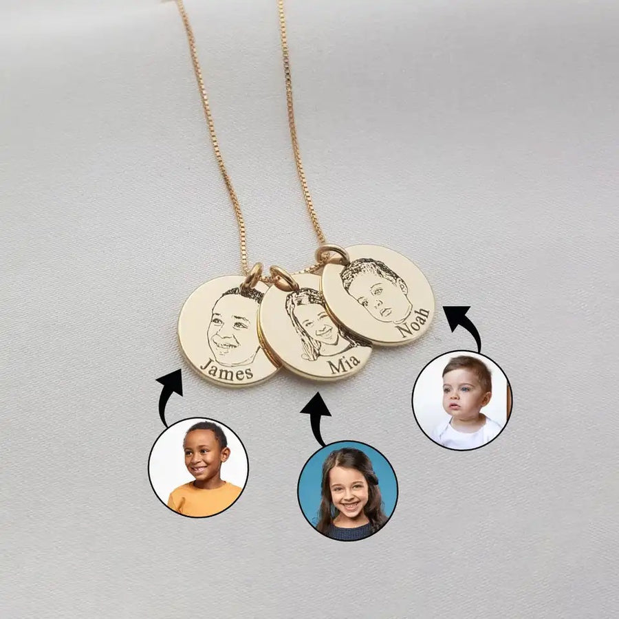 Collar Moneda Personalizable Foto