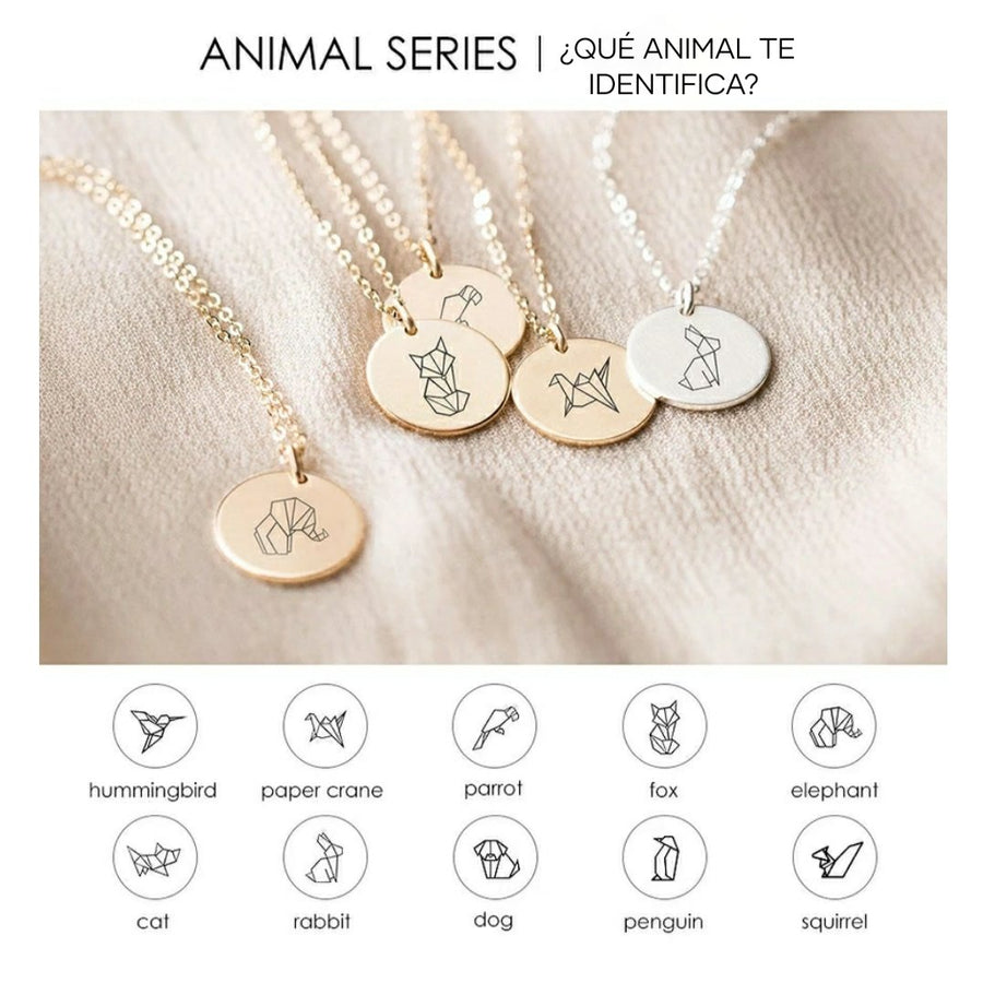 Collar Monedita Animal Serie