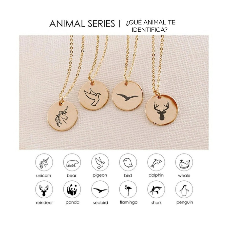 Collar Monedita Animal Serie 2